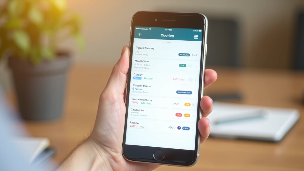 Mobilní telefon zobrazující přehled automaticky kategorizovaných výdajů
